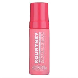 Kourtney Instant Self Tanning Mousse Medium Hyaluronic Acid Streak-Free Glow NWT